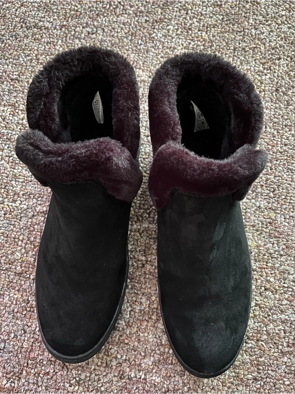 Cougar Duffy Black Waterproof Suede booties